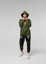 Зелений худі Shon Stüssy Color Green Hoodie Unisex