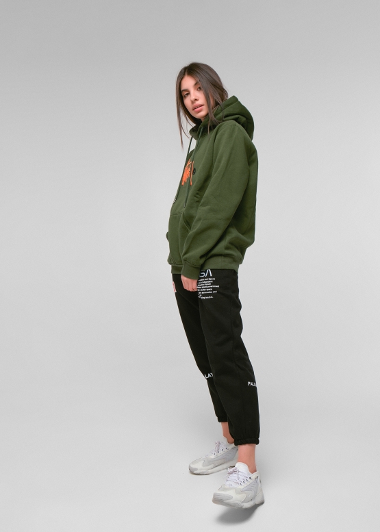 Зелений худі Shon Stüssy Color Green Hoodie Unisex