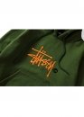 Зелений худі Shon Stüssy Color Green Hoodie Unisex