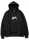 Чорний худі Shon Stüssy Color Black Hoodie Unisex