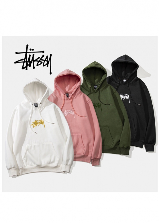 Чорний худі Shon Stüssy Color Black Hoodie Unisex