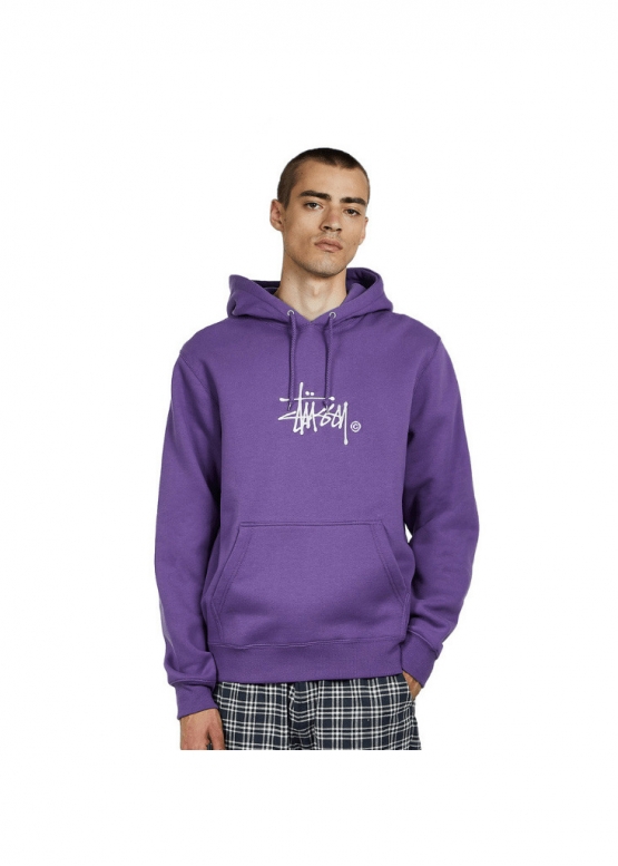 Shon Stüssy Color Purple Hoodie Unisex