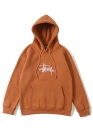 Shon Stüssy Color Brown Hoodie Unisex