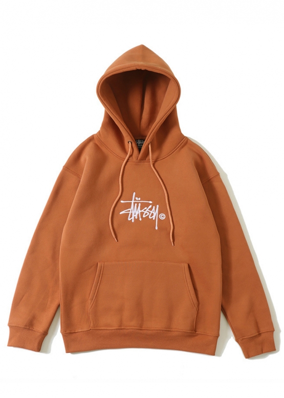 Коричневий худі Shon Stüssy Color Brown Hoodie Unisex