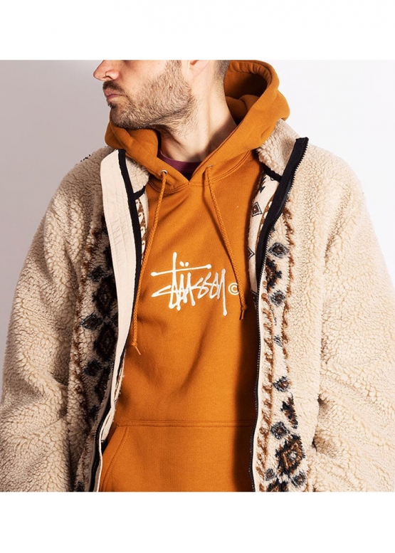 Коричневий худі Shon Stüssy Color Brown Hoodie Unisex