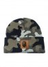 Зелена шапка Bape Green Camo Winter Hat Unisex - IA1112
