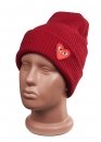 Comme Des Garcons Play Color Burgundy Winter Hat Unisex