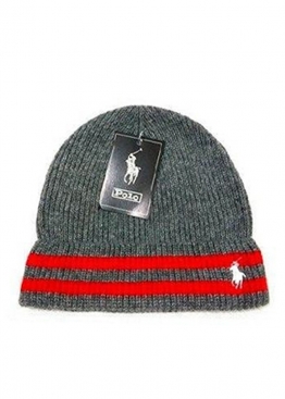 Polo Ralph Lauren Grey Winter Hat Unisex - IL1112 Polo Ralph Lauren Grey Winter Hat Unisex - IL1112