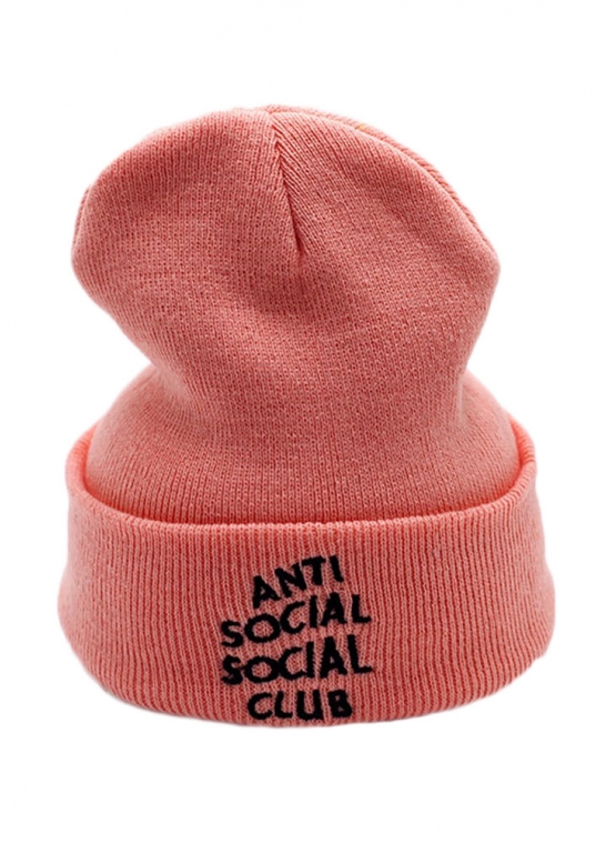 Anti Social Social Club Color Pink Winter Hat Unisex