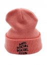 Anti Social Social Club Color Pink Winter Hat Unisex