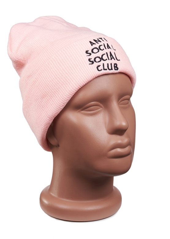 Anti Social Social Club Color Pink Winter Hat Unisex