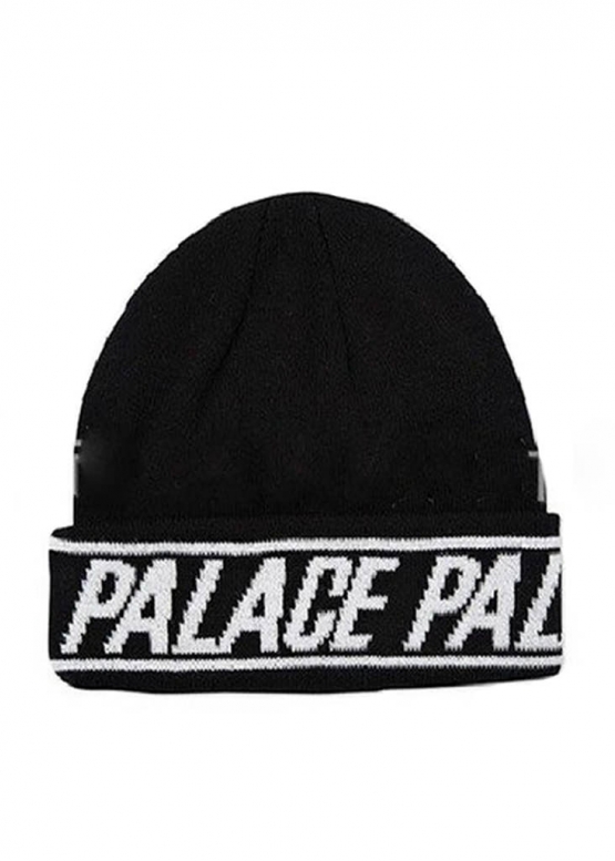 Palace Skateboards Color Black Winter Hat Unisex