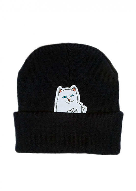 RipNDip Peeking Nermal Сat Color Black Winter Hat Unisex