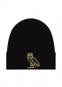 OVO Icon Black Winter Beanie Unisex - IR1114