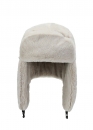 Біла шапка-вушанка Color White Winter Hat Womens