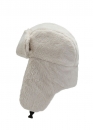 Біла шапка-вушанка Color White Winter Hat Womens