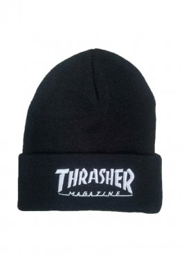 Чорна шапка Thrasher Magazine Black Winter Hat Unisex - IT1111