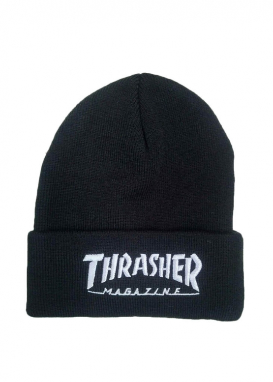 Thrasher Magazine Color Black Winter Hat Unisex