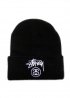 Чорна шапка Stüssy Black Winter Hat Unisex - IU1111