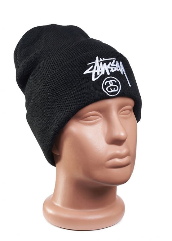 Чорна шапка Stüssy Color Black Winter Hat Unisex