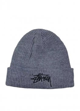 Сіра шапка Shon Stüssy Grey Winter Hat Unisex - IU1112