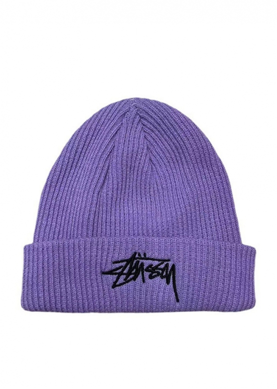 Фиолетовая шапка Shon Stüssy Purple Winter Hat Unisex