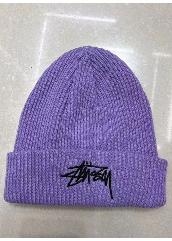 Фиолетовая шапка Shon Stüssy Purple Winter Hat Unisex