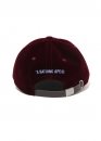 Бордовая кепка Bape One Point Panel Cap