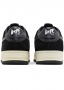 Чорні кросівки A Bathing Ape Bapesta Low Suede Heel Color Black