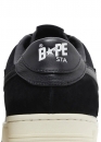 Чорні кросівки A Bathing Ape Bapesta Low Suede Heel Color Black