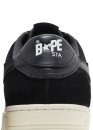 A Bathing Ape Bapesta Low Suede Heel Color Black