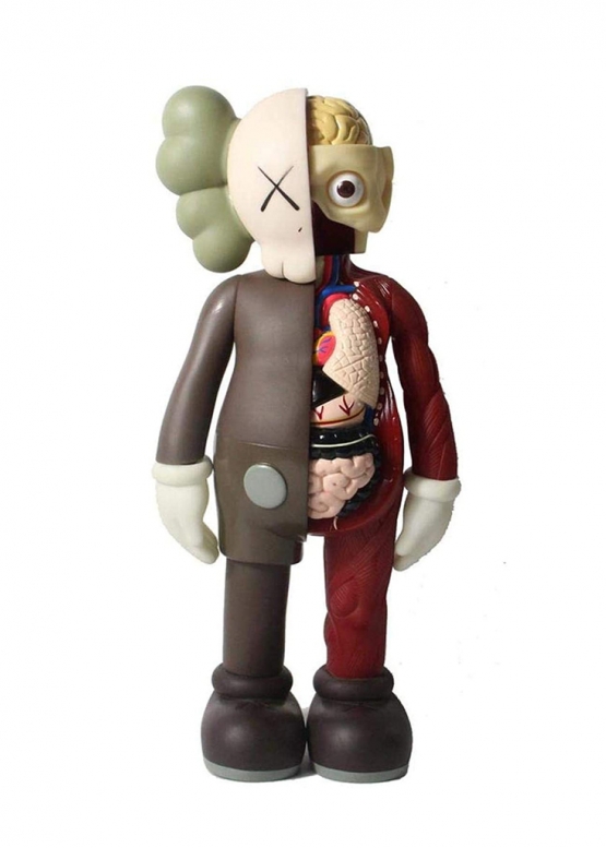 Чорна фігурка KAWS Companion Flayed Open Edition Flayed Black