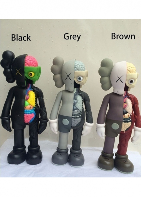 Чорна фігурка KAWS Companion Flayed Open Edition Flayed Black