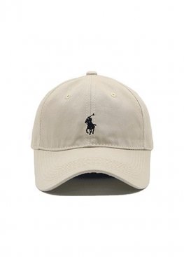 Бежева кепка Ralph Lauren Polo Beige Baseball Cap Unisex - KL1113 Бежева кепка Ralph Lauren Polo Beige Baseball Cap Unisex - KL1113