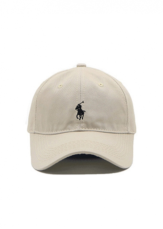 Бежева кепка Ralph Lauren Polo Color Beige Baseball Cap Unisex