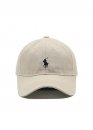 Бежева кепка Ralph Lauren Polo Color Beige Baseball Cap Unisex