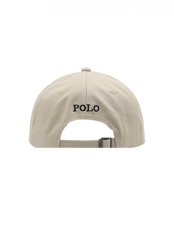 Бежева кепка Ralph Lauren Polo Color Beige Baseball Cap Unisex
