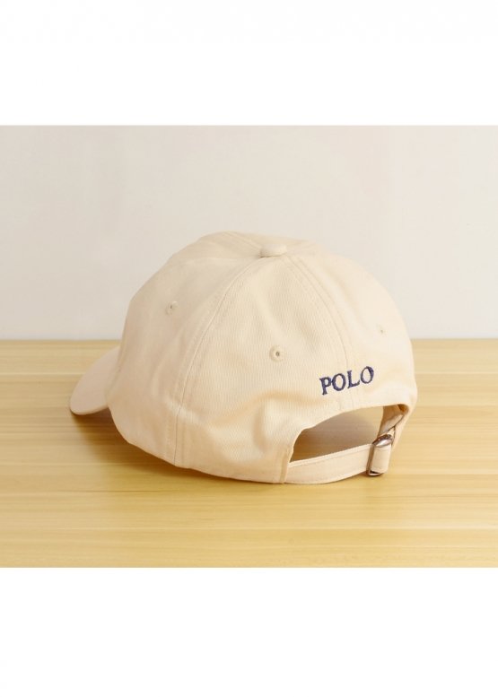 Бежева кепка Ralph Lauren Polo Color Beige Baseball Cap Unisex