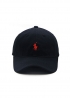 Чёрная кепка Ralph Lauren Polo Black Baseball Cap Unisex - KL1116