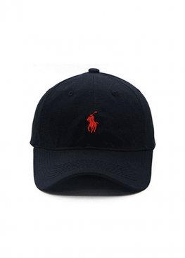 Чорна кепка Ralph Lauren Polo Black Baseball Cap Unisex - KL1116
