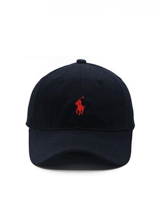 Чёрная кепка Ralph Lauren Polo Color Black Baseball Cap Unisex