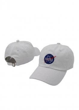 Біла кепка NASA White Baseball Cap Unisex - KN1112