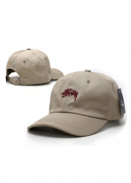 Бежева кепка Shon Stüssy Beige Baseball Cap Unisex - KU1116
