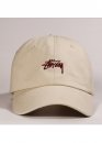 Бежева кепка Shon Stüssy Color Beige Baseball Cap Unisex