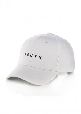 Біла кепка Youth White Baseball Cap Unisex - KY1113