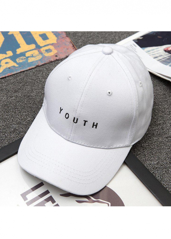 Біла кепка Youth Color White Baseball Cap Unisex