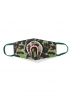 Зелёная маска Bape ABC Camo Shark Mask Green - MA1112