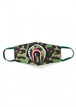 Bape ABC Camo Shark Mask Green - MA1112