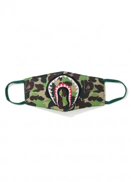Зелена маска Bape ABC Camo Shark Mask Green - MA1112