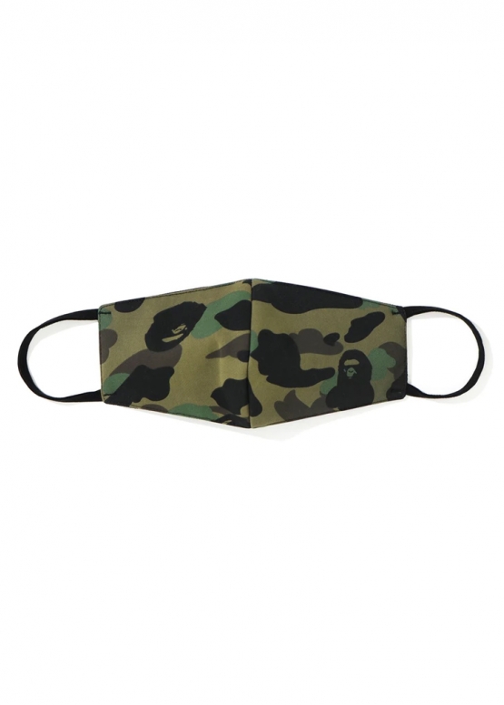Купити зелену маску Bape Full 1st Camo Mask Green у Києві з доставкою по Україні